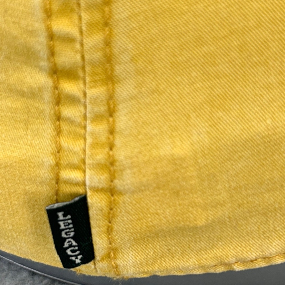 Folly Beach Surfing The Washout Mens Yellow Legacy Baseball Hat Patch OSFA - Picture 5 of 12